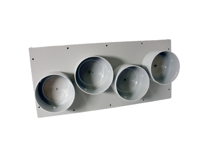 KRYCÍ DESKA PRO DISTRIBUČNÍ PLÉNUM SMALL 4X DN 90